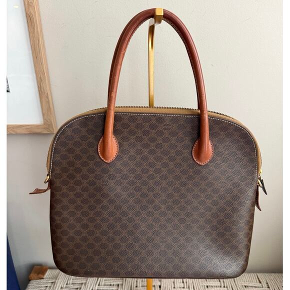 Celine Vintage Macadam Shoulder Bag - Picture 2 of 11